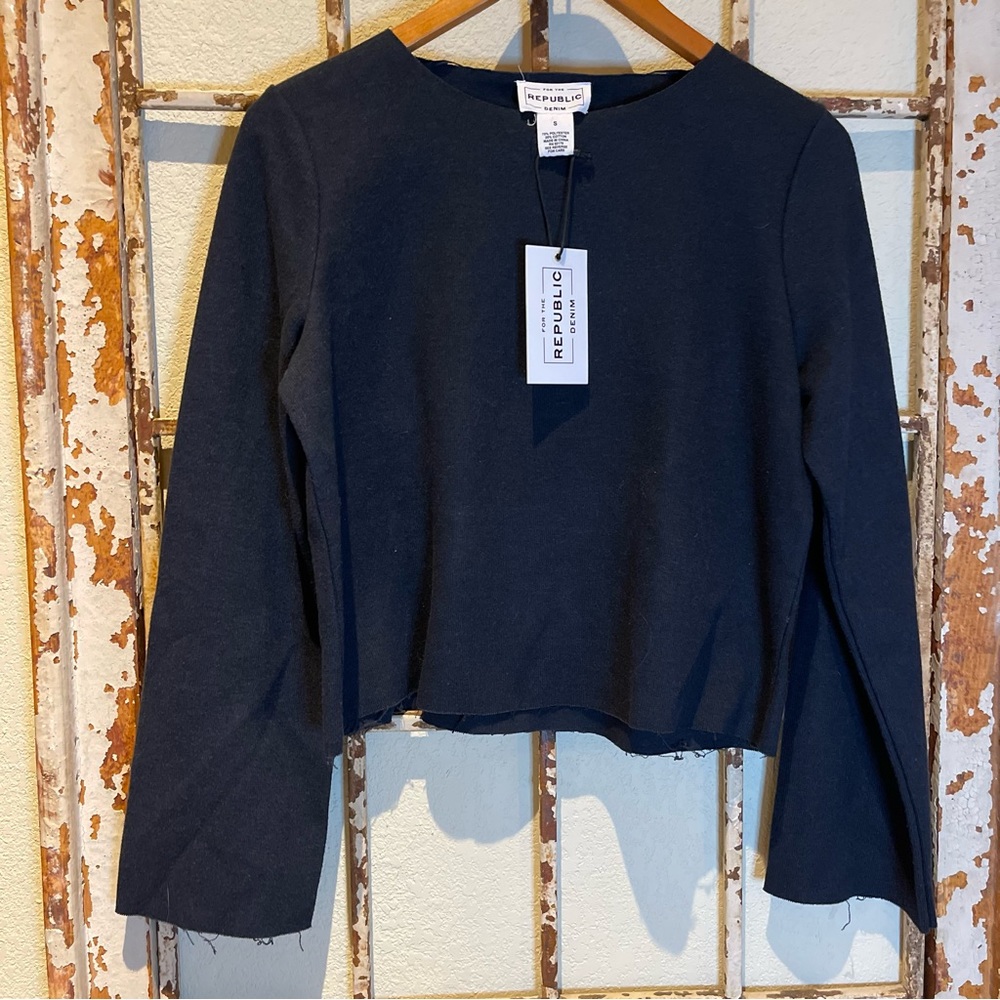 Republic Denim crop sweater